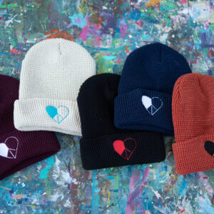 Waffle Knit Logo Beanie